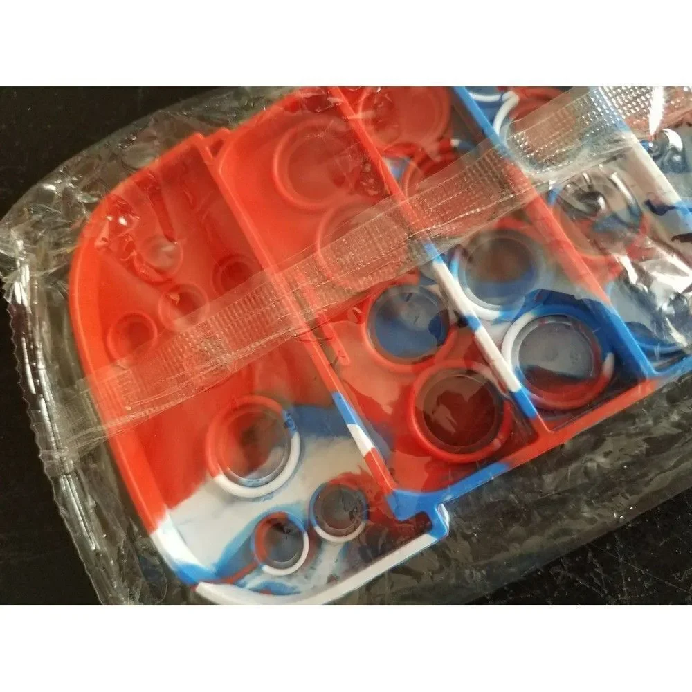 Fidget Toy Red Camo Gamepad Controller Game Push Pop Bubble Sensory